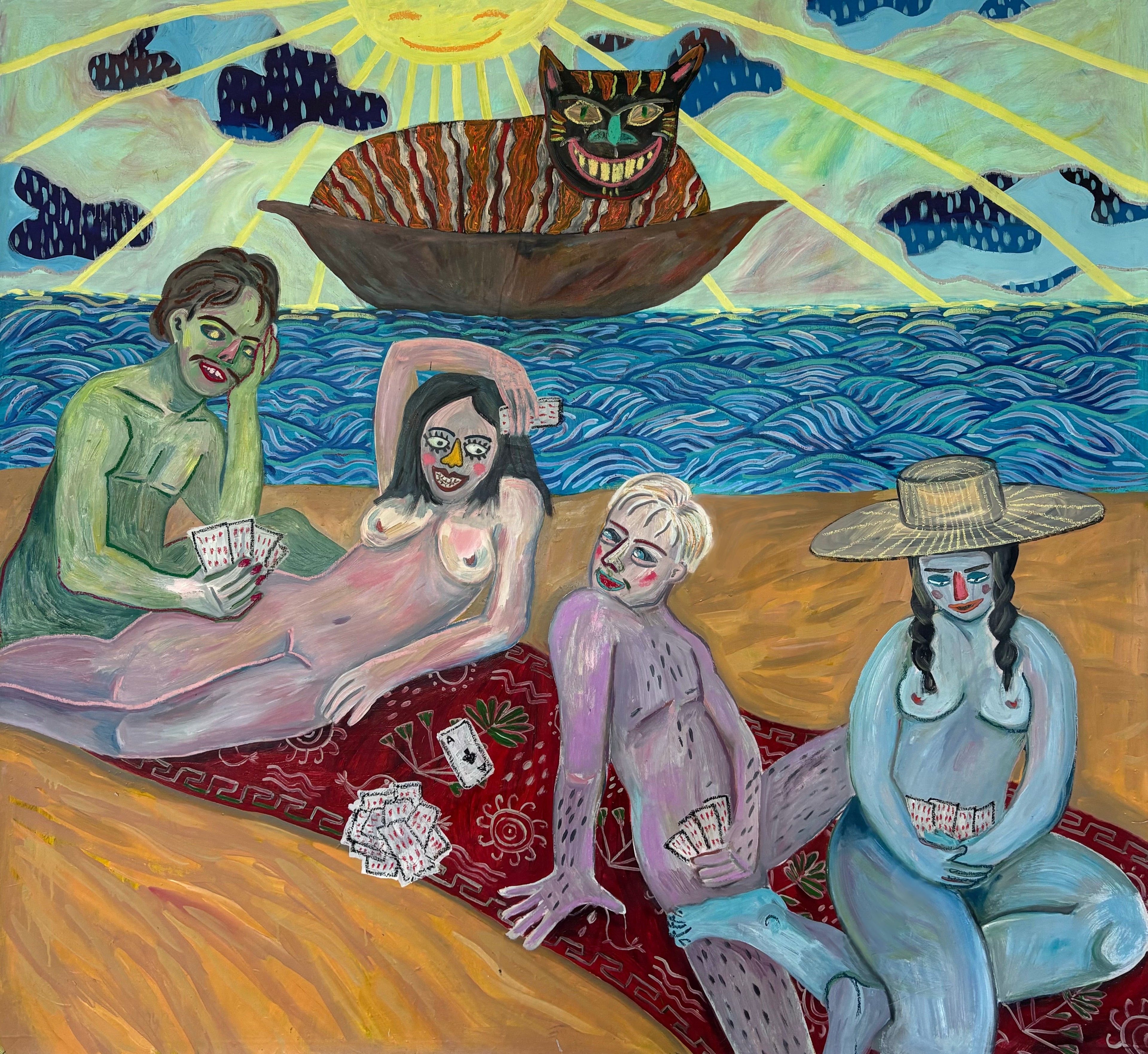 “Small Cat on the Big Boat or Everyone's Bluffing” 2025